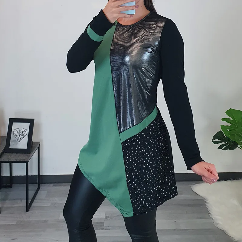 Tunika MILENA zelena - Opsy
