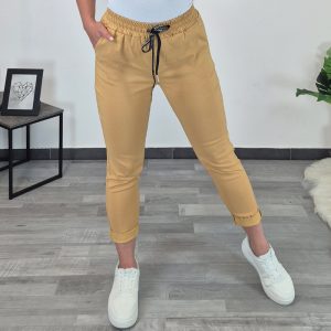 Hlače 9108 7/8 žute