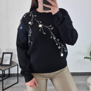 Džemper NO7635 crna