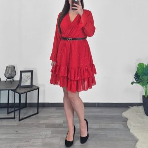 Haljina SL7225 crvena